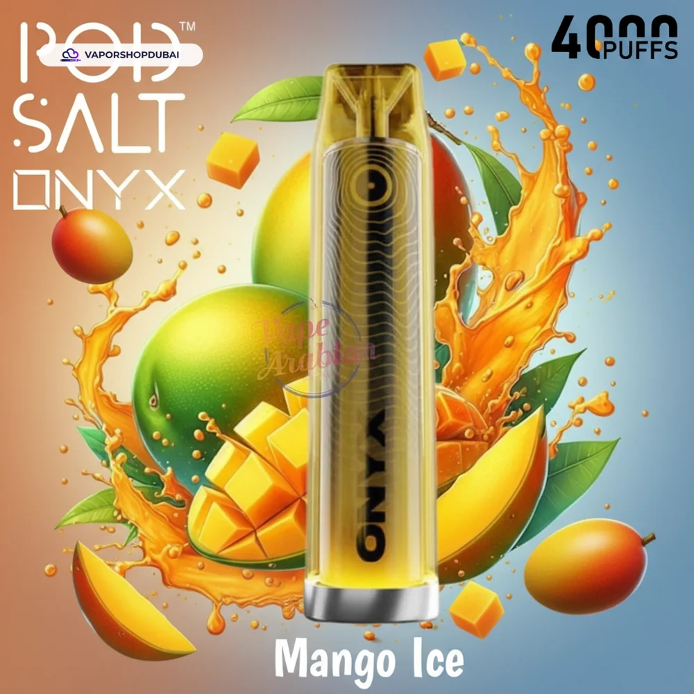 Pod Salt Onyx 4000 Puffs Disposable Vape 20mg/ml In UAE 35 mango-ice