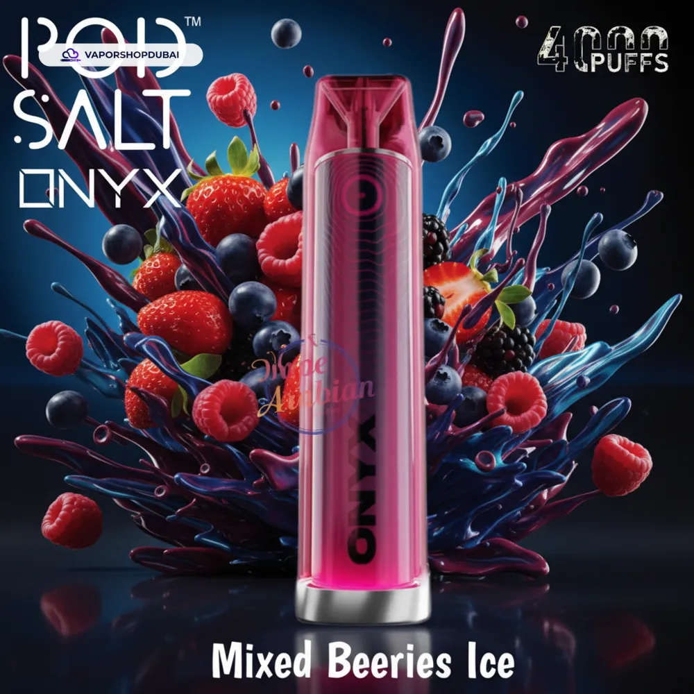 Pod Salt Onyx 4000 Puffs Disposable Vape 20mg/ml In UAE 20 Pod Salt Onyx 4000 Puffs Disposable Vape 20mg/ml In UAE