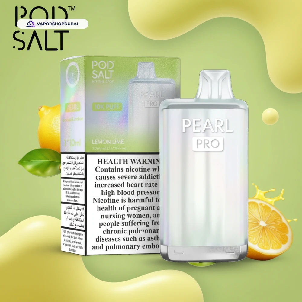 Pod Salt Pearl Pro 10000 Puffs Pod Kit In UAE 26 lemon-lime