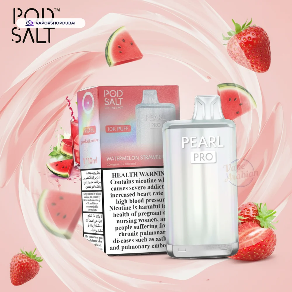 Pod Salt Pearl Pro 10000 Puffs Pod Kit In UAE 31 watermelon-strawberry