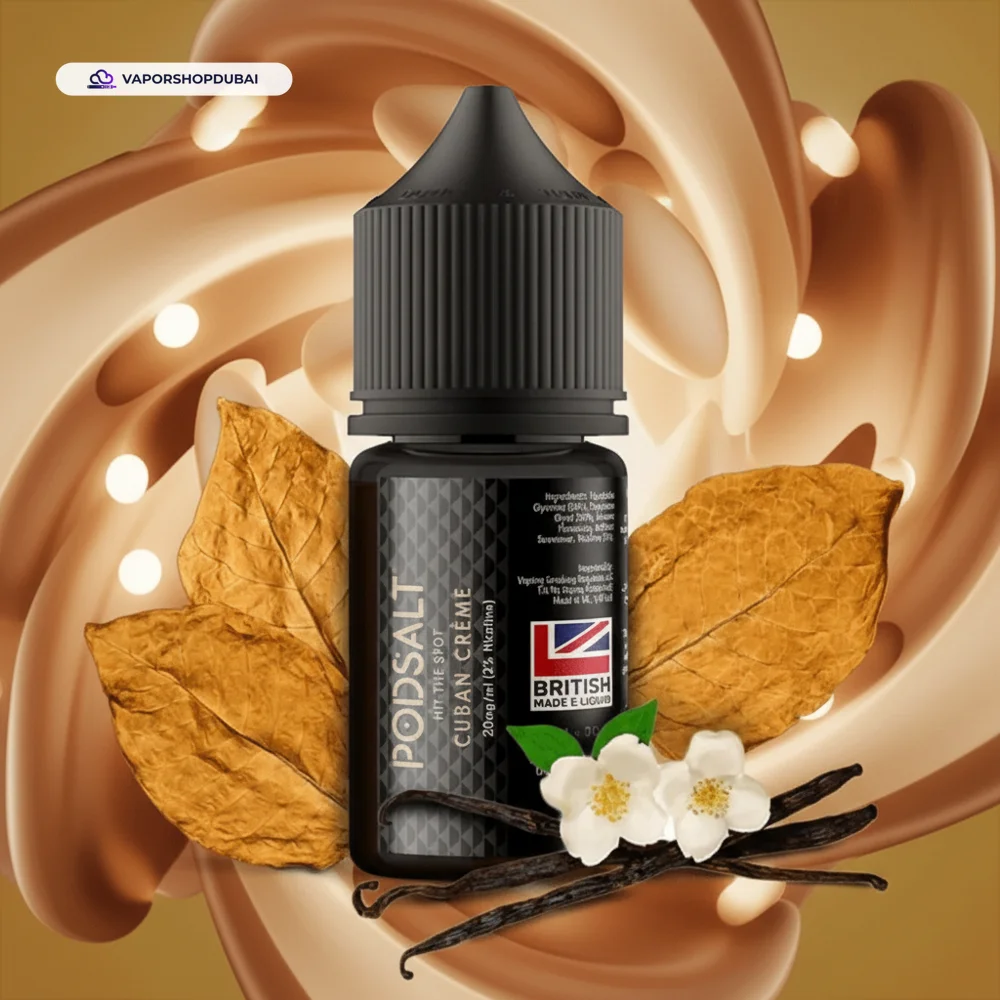 Pod Salt Tobacco Series Saltnic E-Liquid In UAE 18 cuban-creme