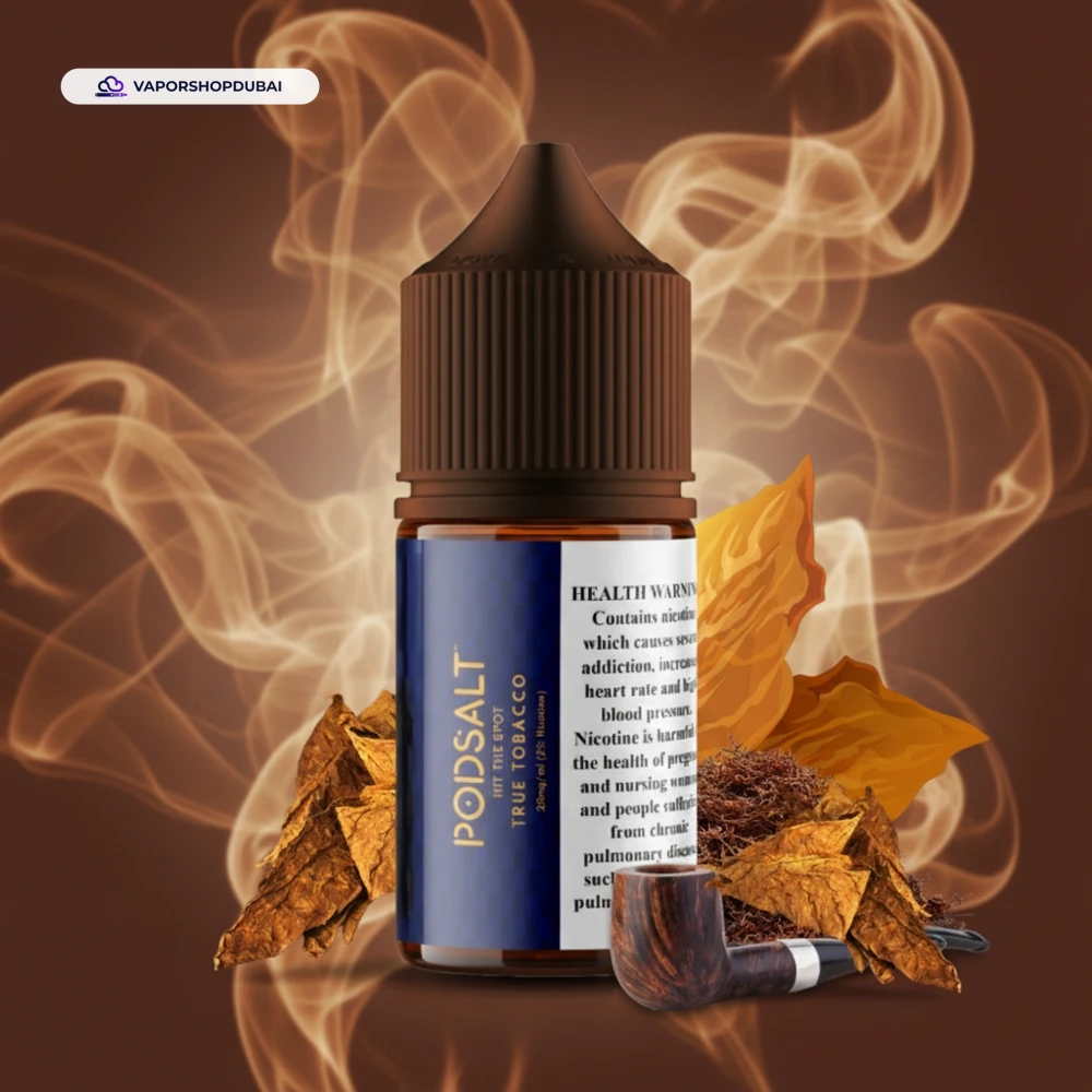Pod Salt Tobacco Series Saltnic E-Liquid In UAE 21 true-tobacco