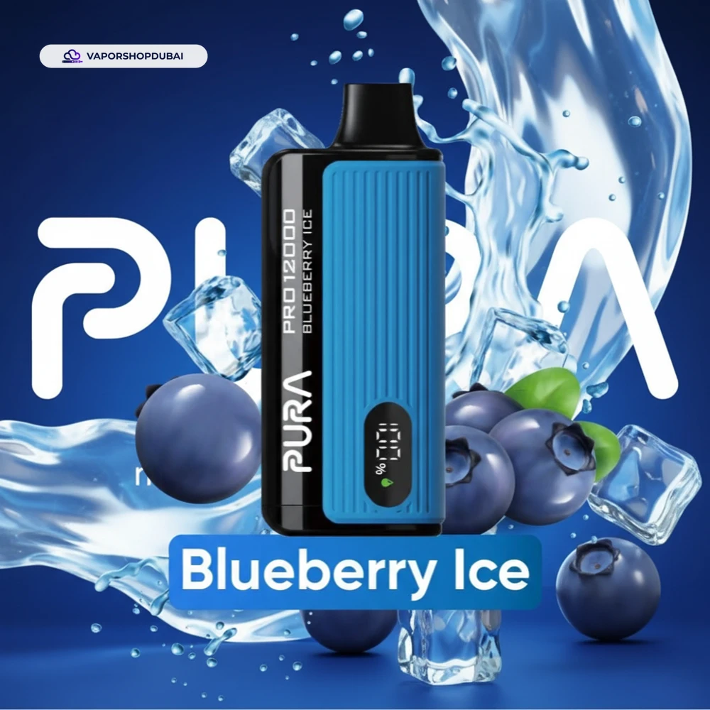 PURA 12000 Puffs Disposable Vape In UAE 23 blueberry-ice