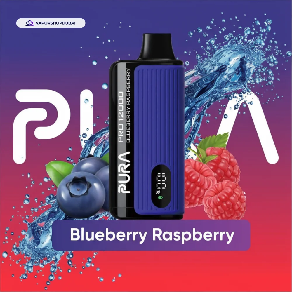 PURA 12000 Puffs Disposable Vape In UAE 24 blueberry-raspberry