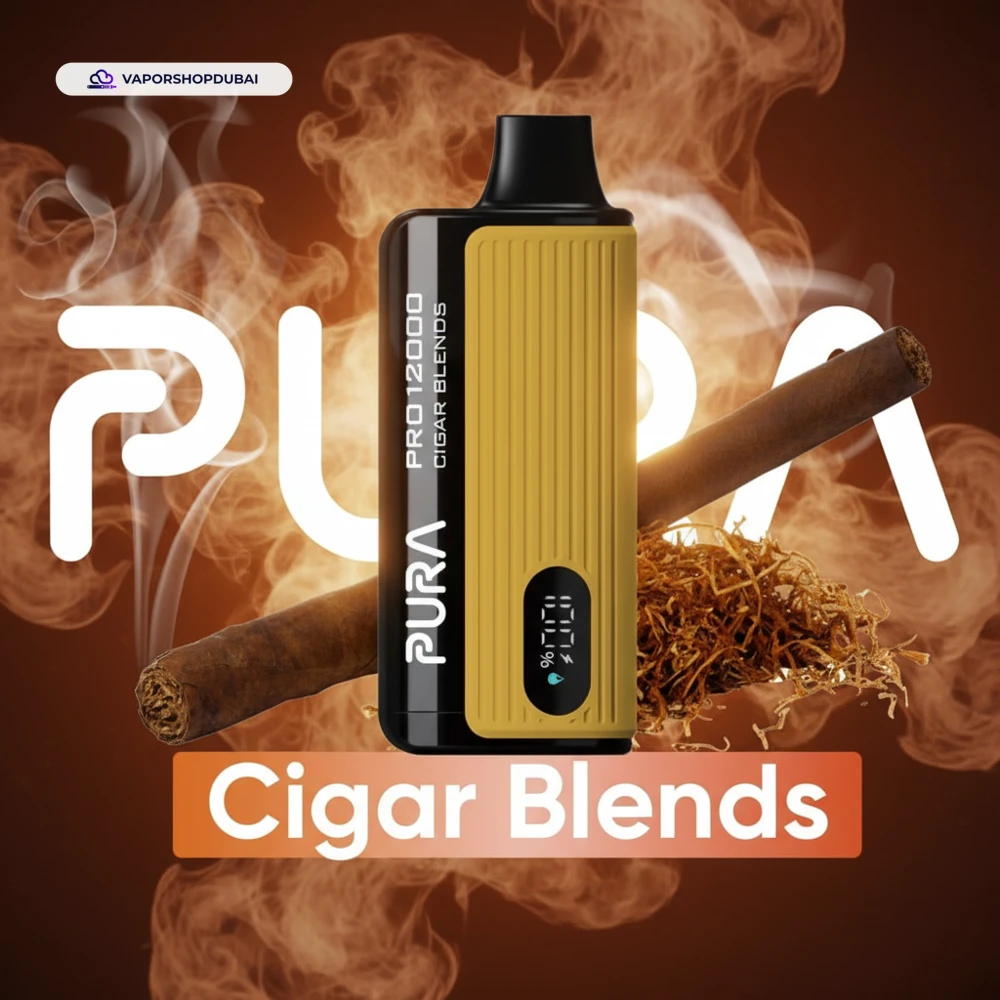 PURA 12000 Puffs Disposable Vape In UAE 21 cigar-blends