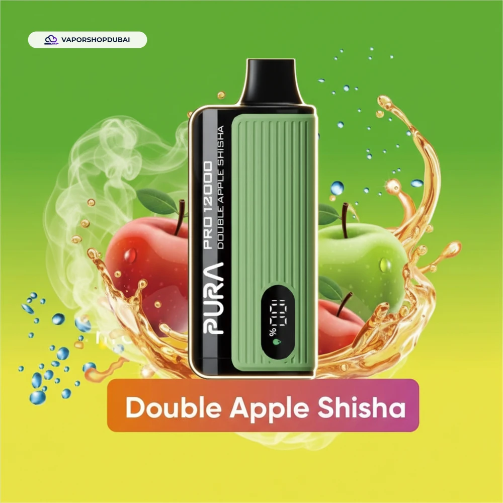 PURA 12000 Puffs Disposable Vape In UAE 29 double-apple-shisha