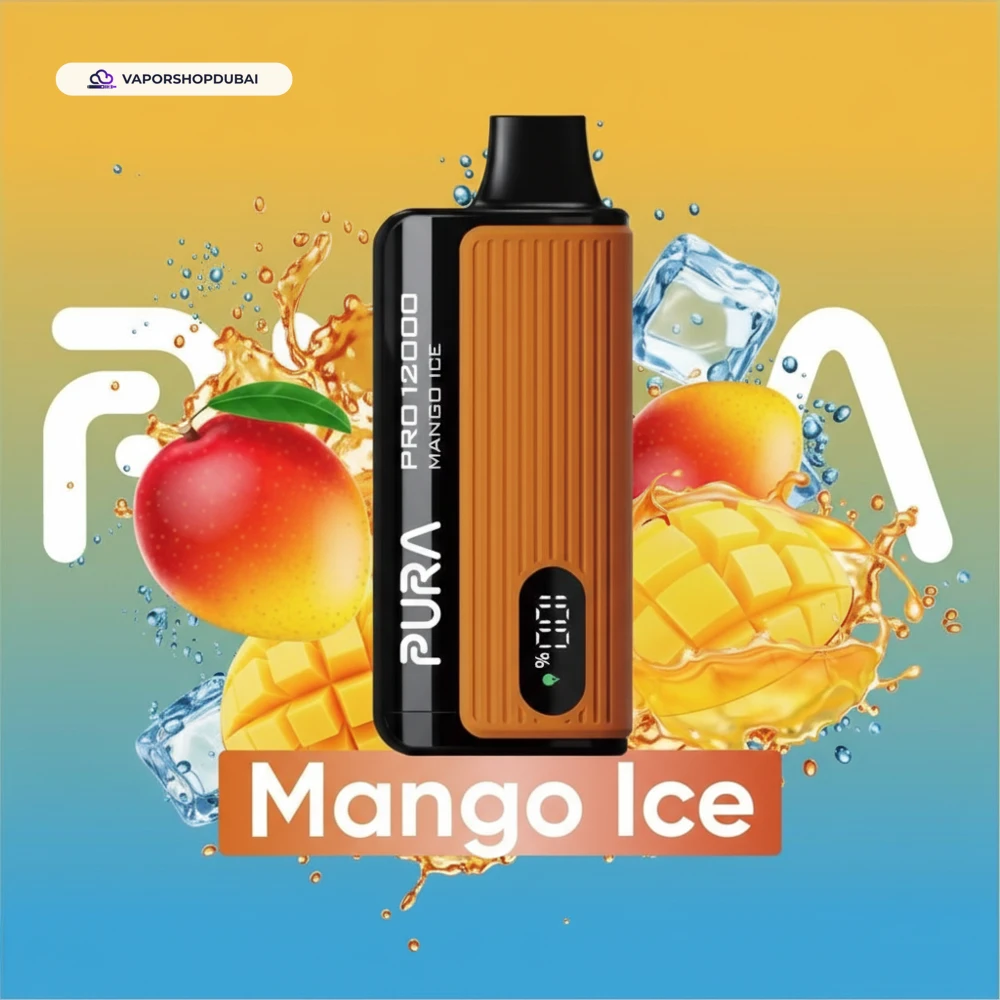 PURA 12000 Puffs Disposable Vape In UAE 27 mango-ice