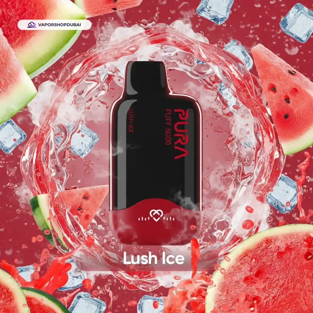 Pura 6000 Puffs Disposable Vape 2% In UAE 29 lush-ice