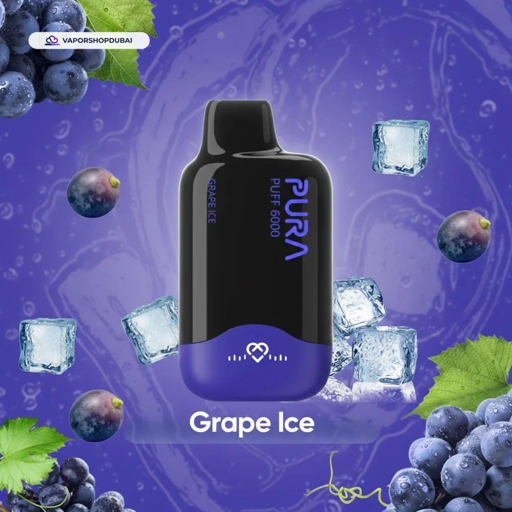 Pura 6000 Puffs Disposable Vape In UAE 4 Pura 6000 Puffs Disposable Vape 2% In UAE