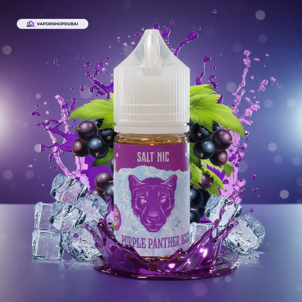 PURPLE PANTHER ICE SALTNIC BY DR E-Liquid In UAE 1 PURPLE PANTHER ICE SALTNIC BY DR VAPE