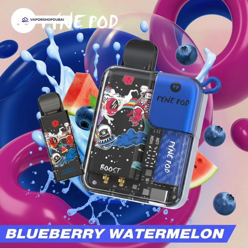 Pyne Pod 8000 Puffs Disposable Vape (Replaceable Pod) In UAE 29 blueberry-watermelon
