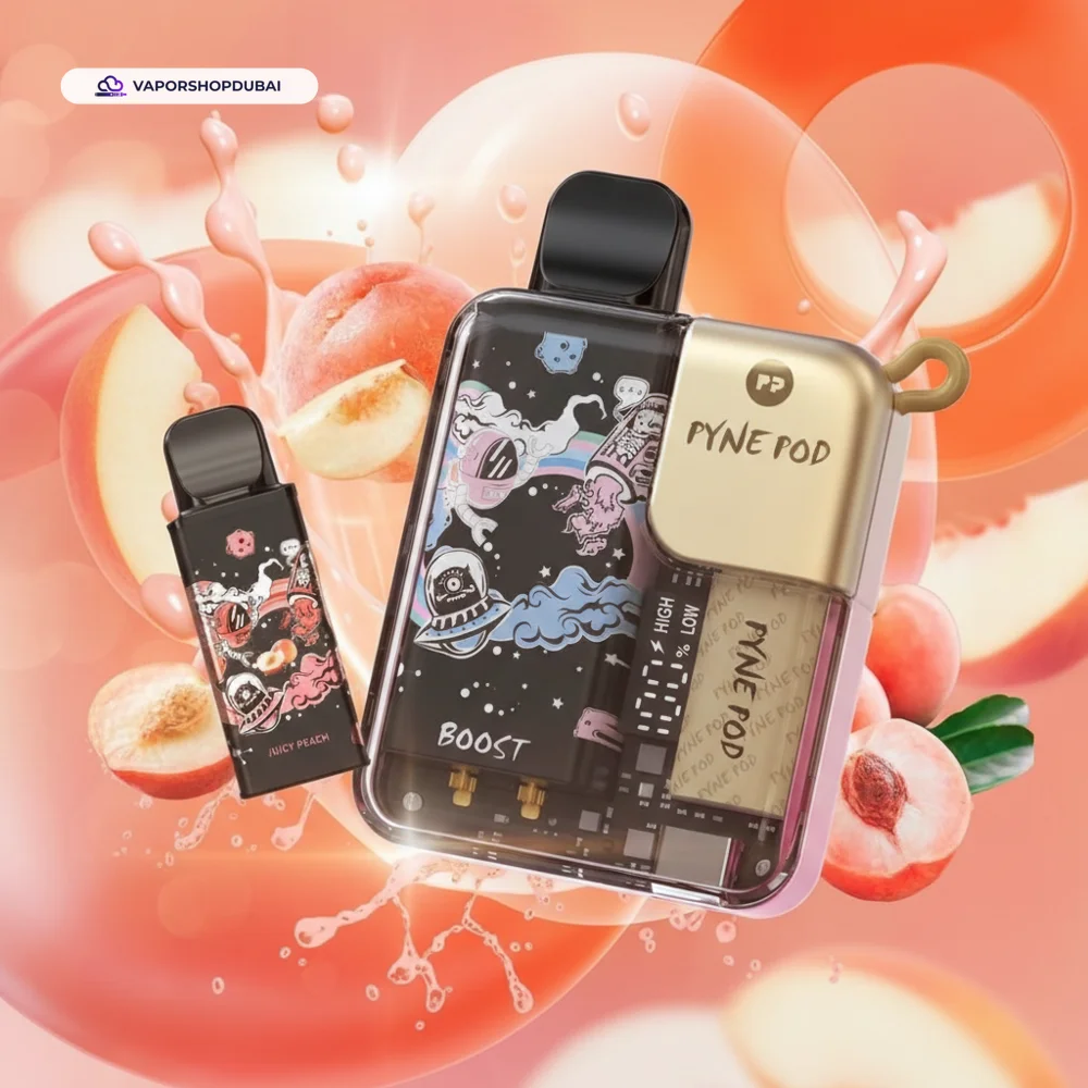Pyne Pod 8000 Puffs Disposable Vape (Replaceable Pod) In UAE 32 juicy-peach