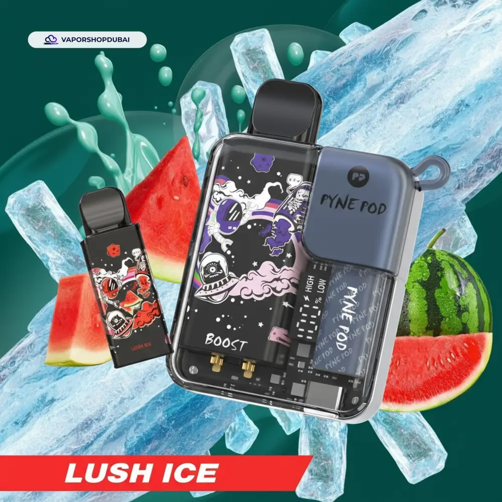 Pyne Pod 8000 Puffs Disposable Vape (Replaceable Pod) In UAE 33 lush-ice