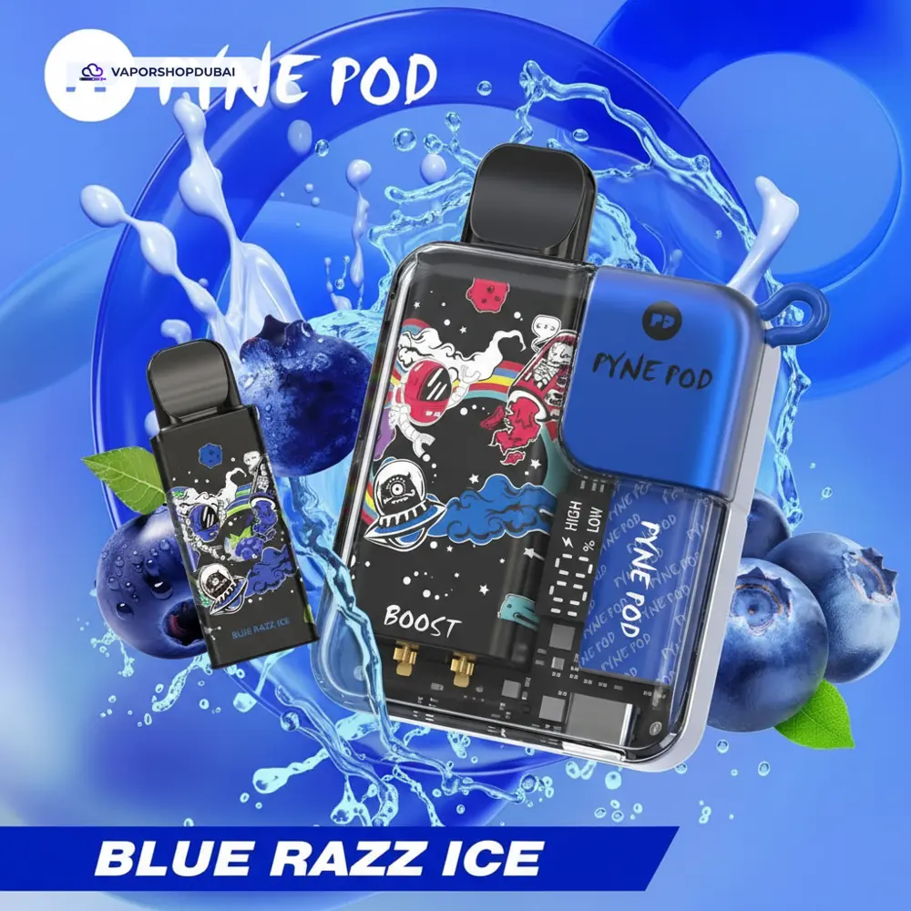 Pyne Pod 8000 Puffs Pod Kit In UAE 12 Pyne Pod 8000 Puffs Disposable Vape (Replaceable Pod) In UAE