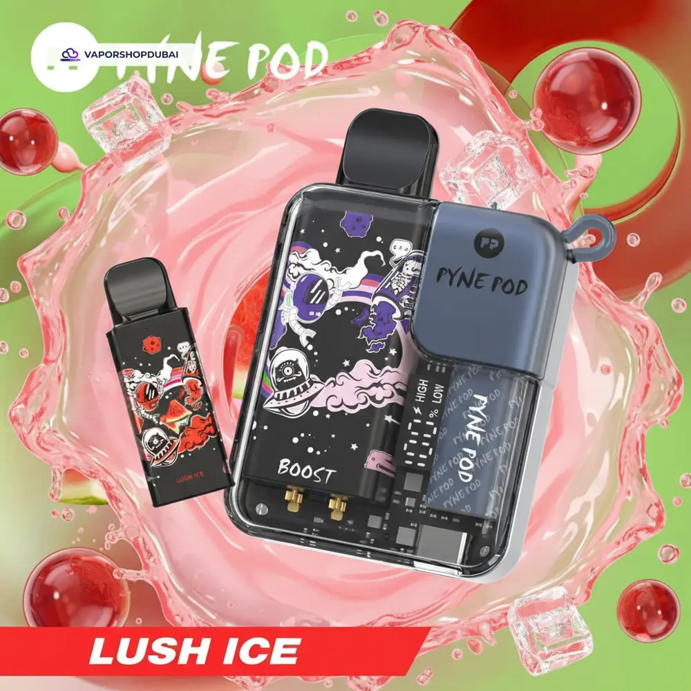 Pyne Pod 8000 Puffs Pod Kit In UAE 7 Pyne Pod 8000 Puffs Disposable Vape (Replaceable Pod) In UAE