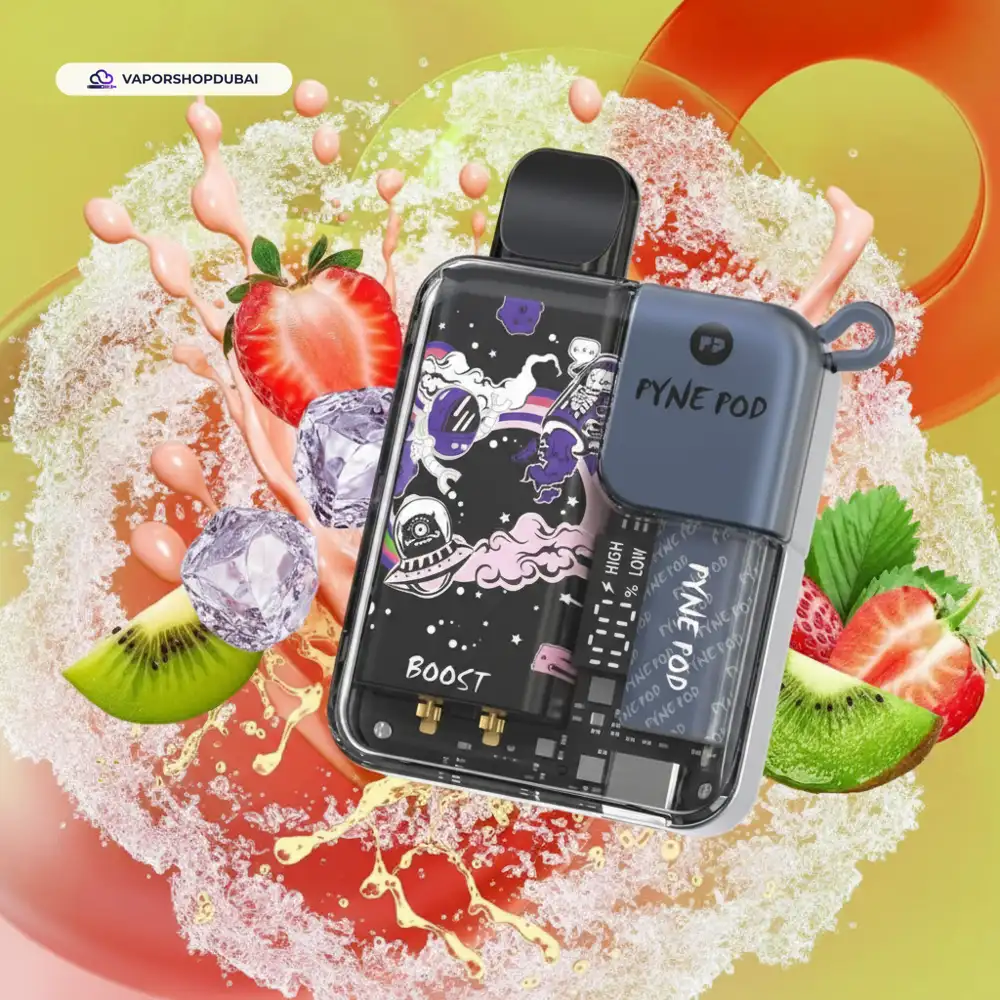 Pyne Pod 8000 Puffs Disposable Vape (Replaceable Pod) In UAE 37 strawberry-kiwi-ice