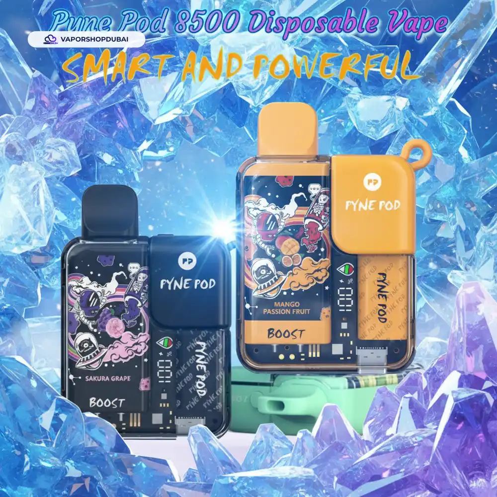 Pyne Pod 8500 Pod Kit In UAE 50 blue-razz-ice