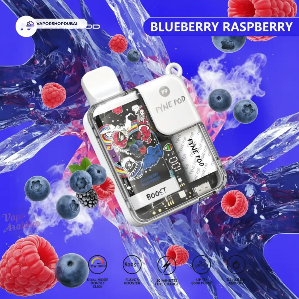 Pyne Pod 8500 Pod Kit In UAE 61 blueberry-raspbery