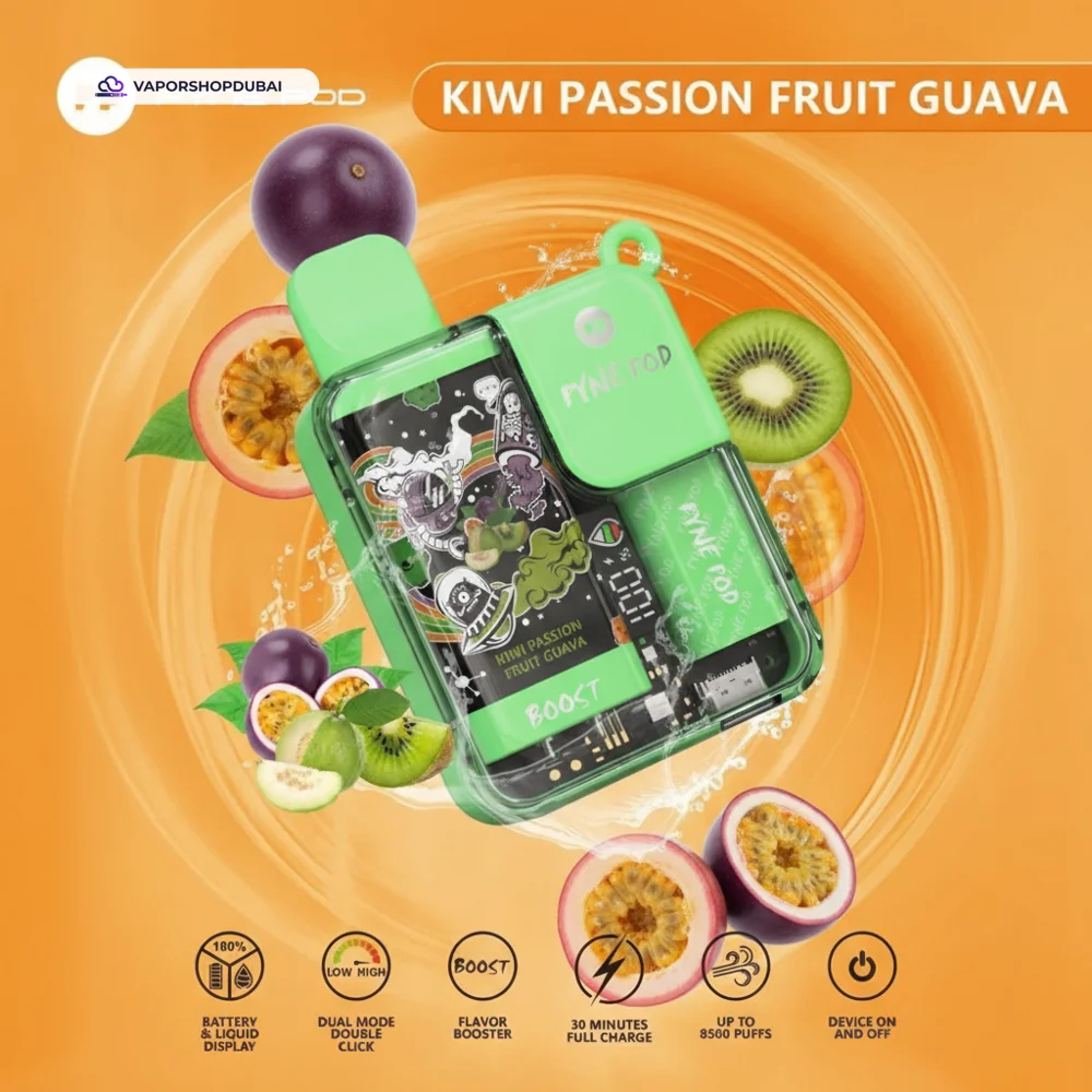 Pyne Pod 8500 Pod Kit In UAE 57 kiwi-passion-fruit-guava
