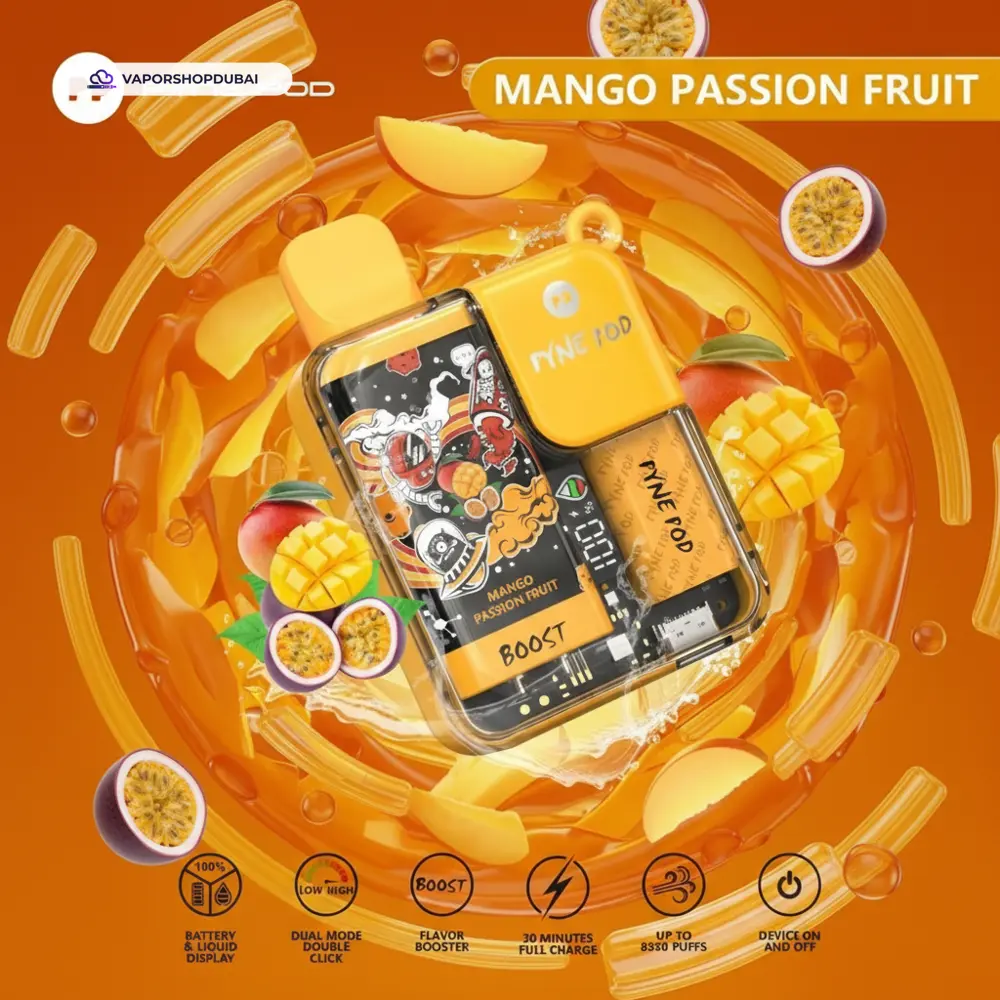 Pyne Pod 8500 Pod Kit In UAE 58 mango-passion-fruit