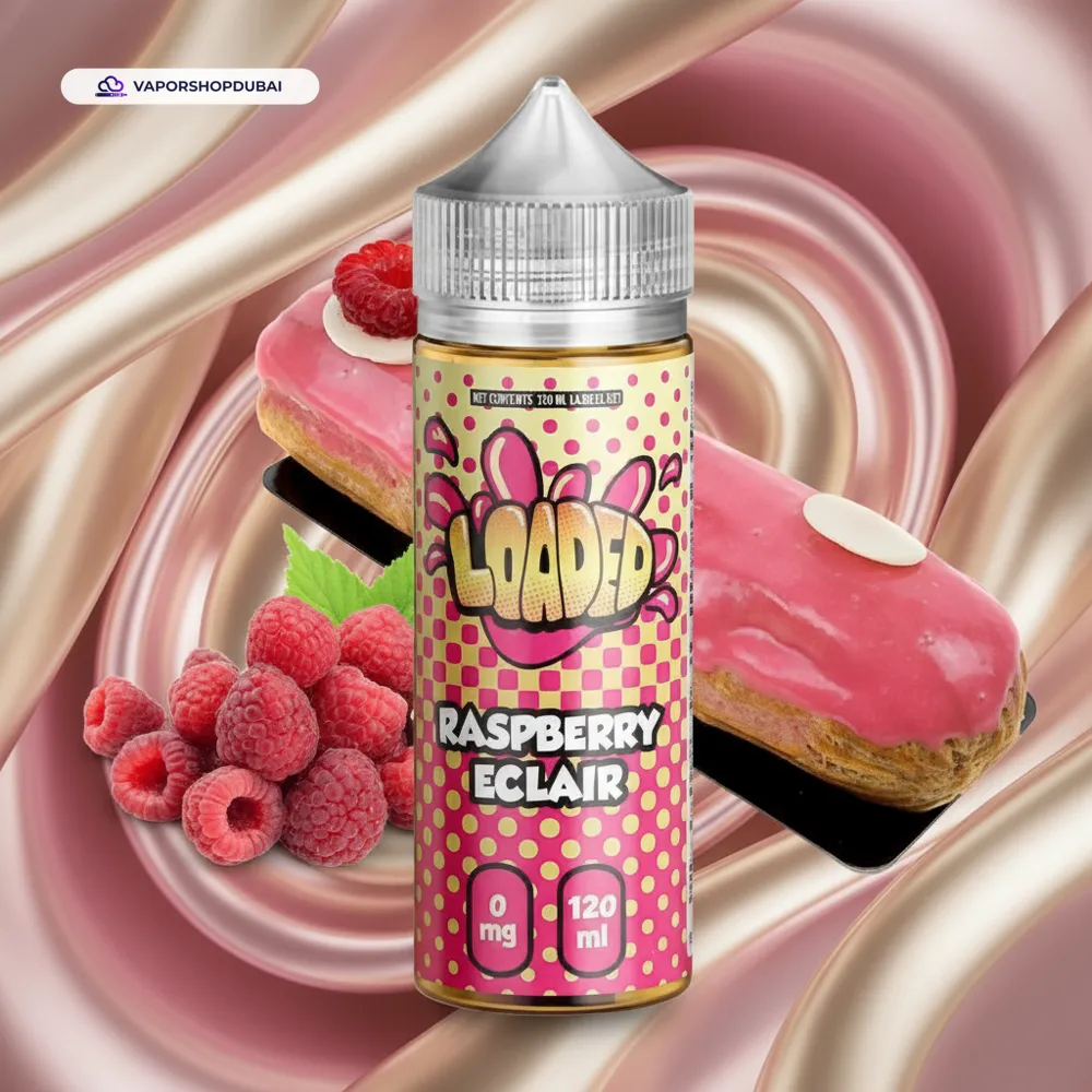 Raspberry Eclair By Loaded-E-Liquid 120ml In Dubai UAE 2 Premium