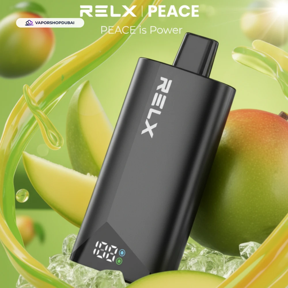 Relx Peace 25000 Puffs Disposable Vape In DUBAI,UAE 34 green-mango