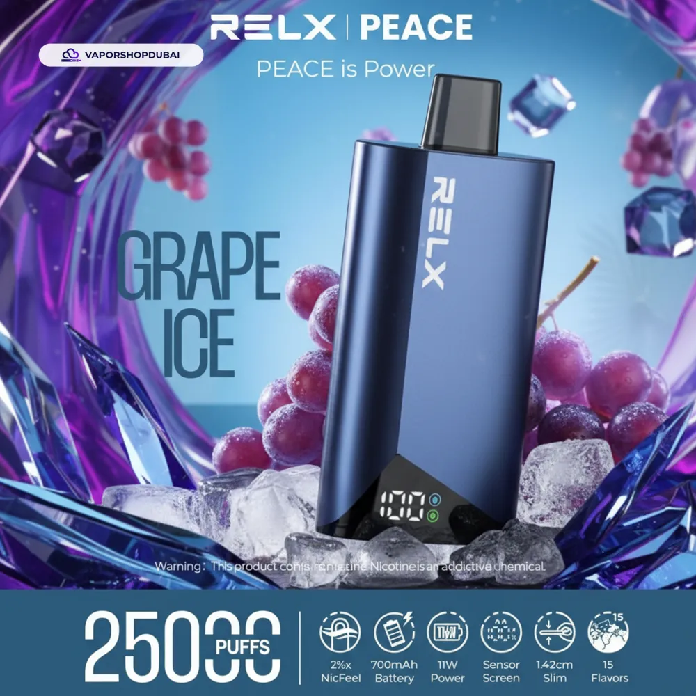 Relx Peace 25000 Puffs Disposable Vape In DUBAI,UAE 1 Relx Peace 25000 Puffs Disposable Vape In DUBAI,UAE
