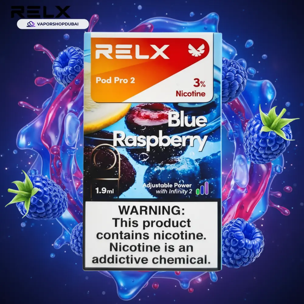 RELX Pod Pro 2 Pods 1.9ml Pod Kit In UAE 42 blue-raspberry-3
