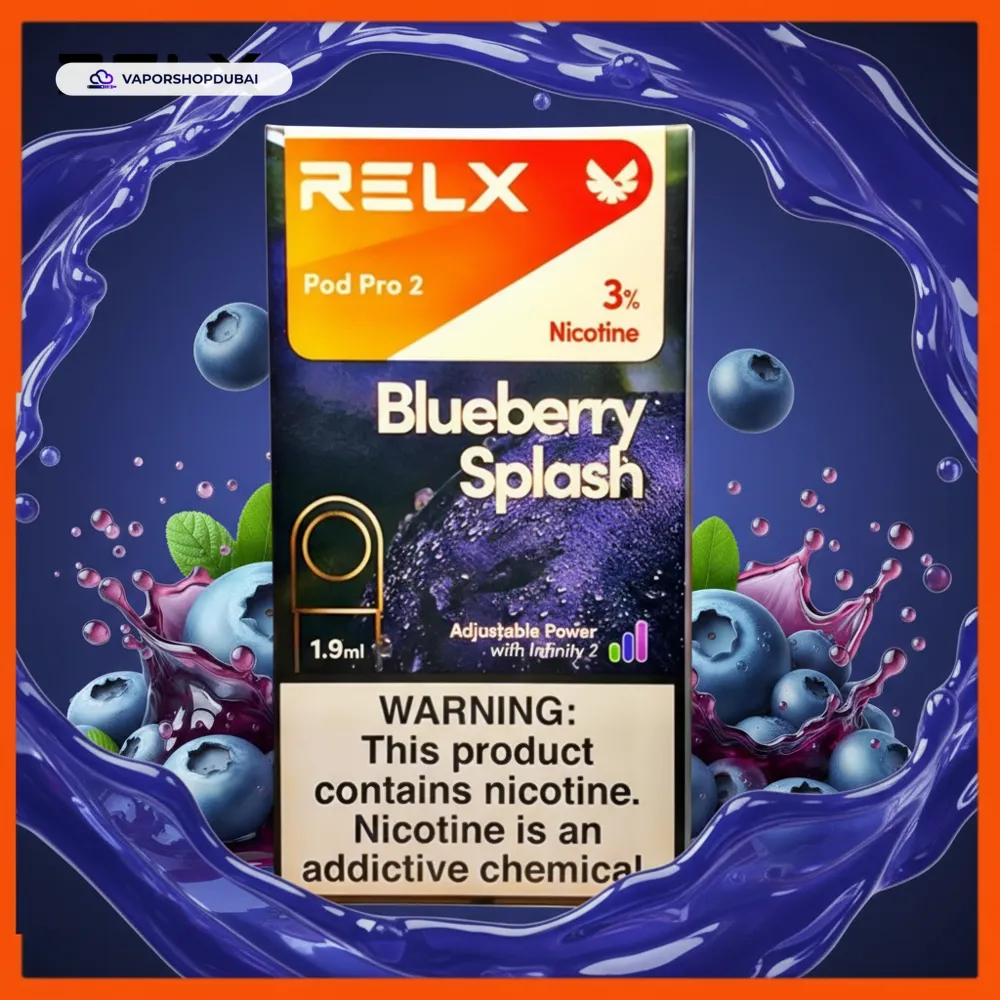 RELX Pod Pro 2 Pods 1.9ml Pod Kit In UAE 43 blueberry-splash-3