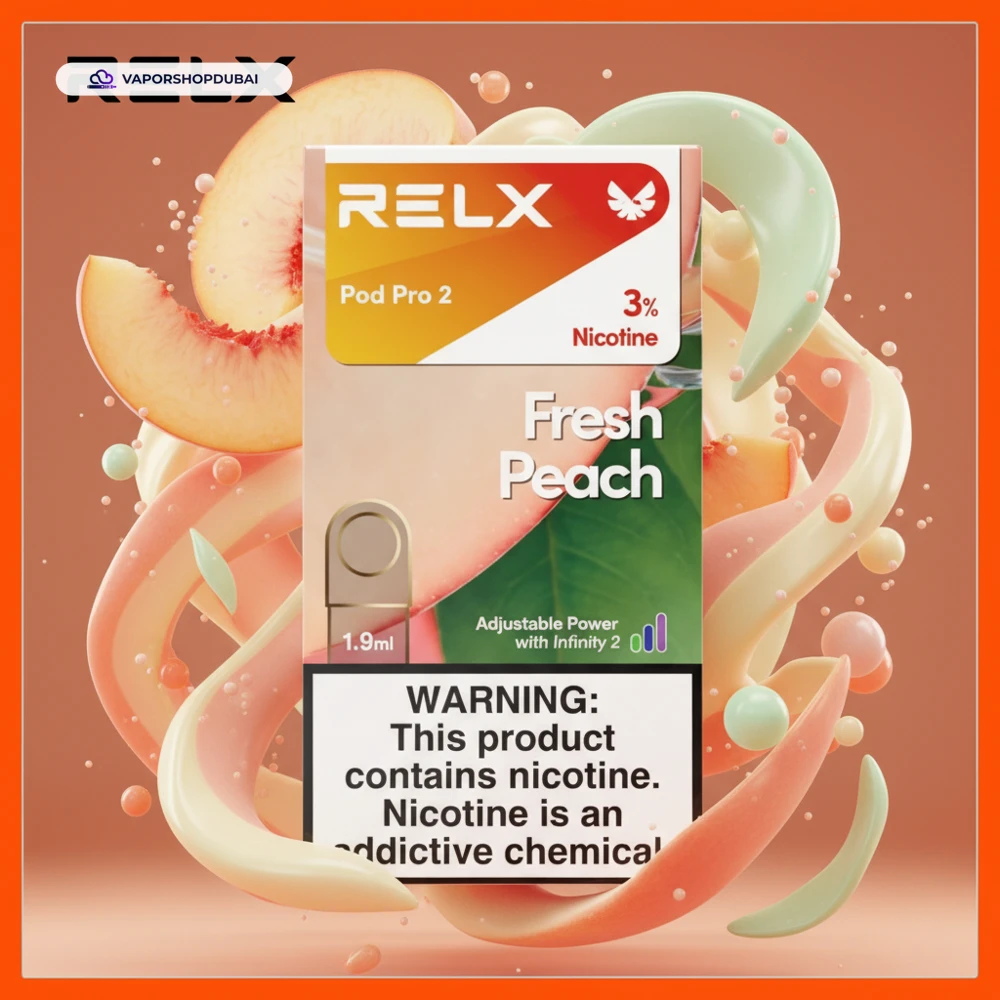 RELX Pod Pro 2 Pods 1.9ml Pod Kit In UAE 46 fresh-peach-3
