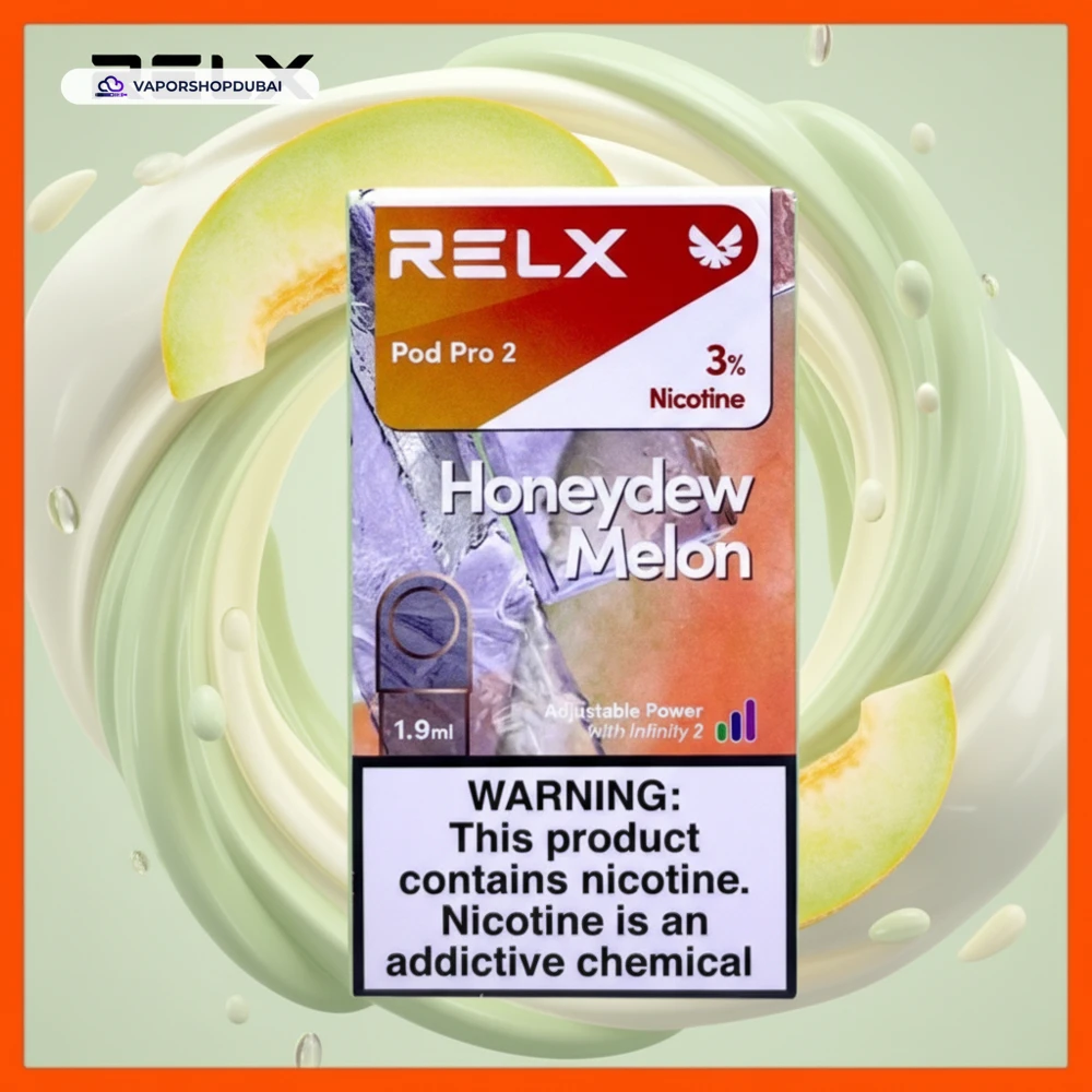 RELX Pod Pro 2 Pods 1.9ml In UAE 47 honeydew-melon-3