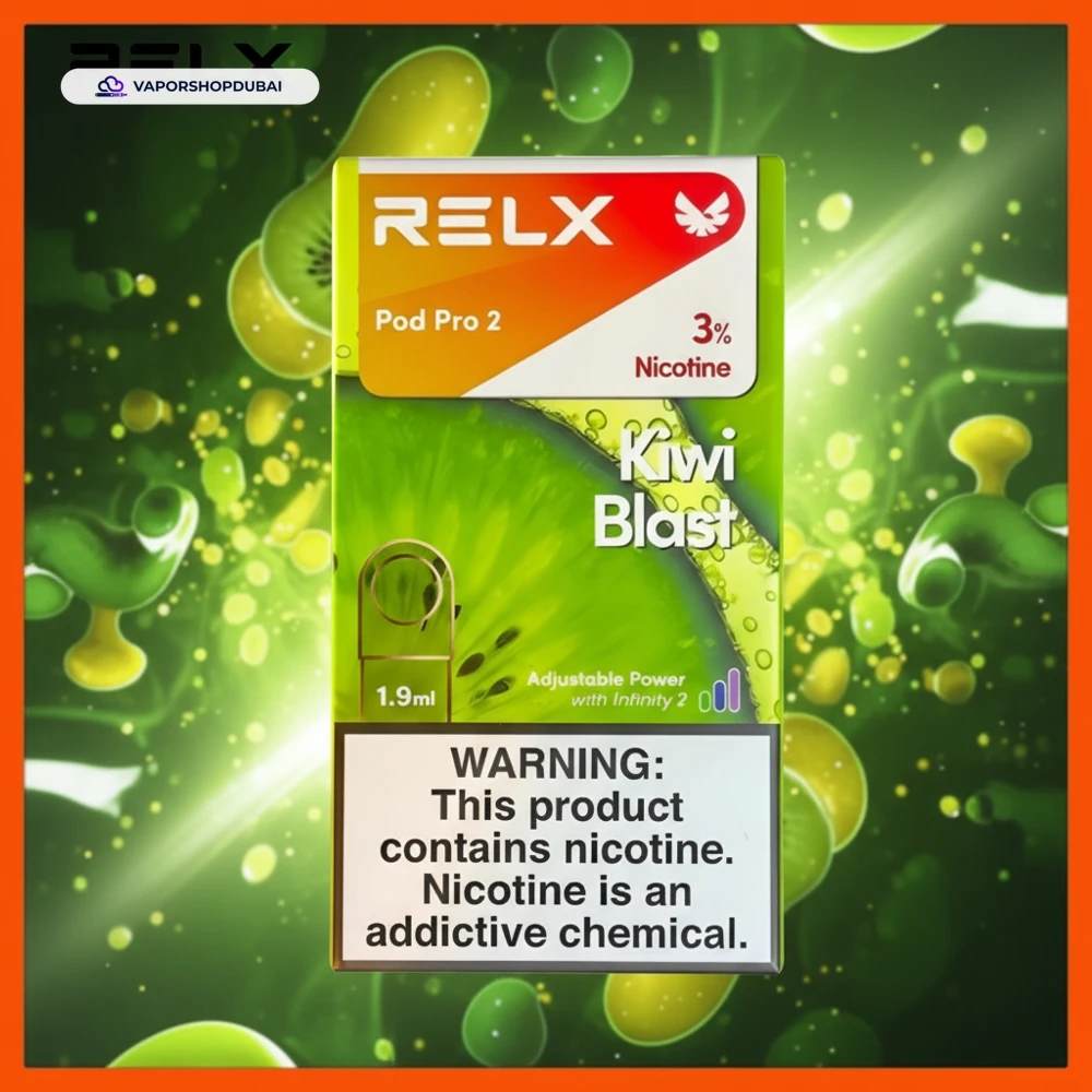 RELX Pod Pro 2 Pods 1.9ml Pod Kit In UAE 48 kiwi-blast-3
