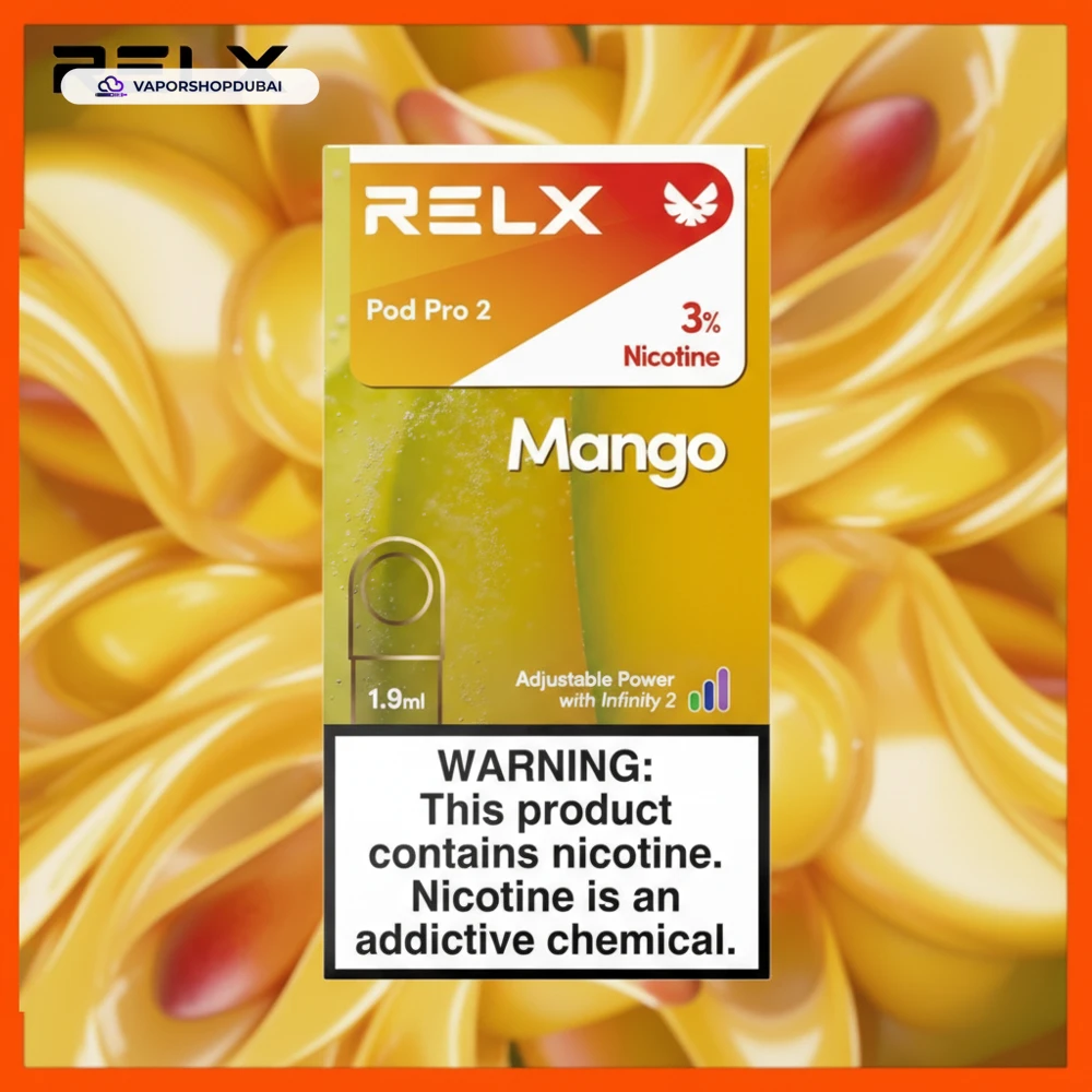 RELX Pod Pro 2 Pods 1.9ml Pod Kit In UAE 51 mango-3
