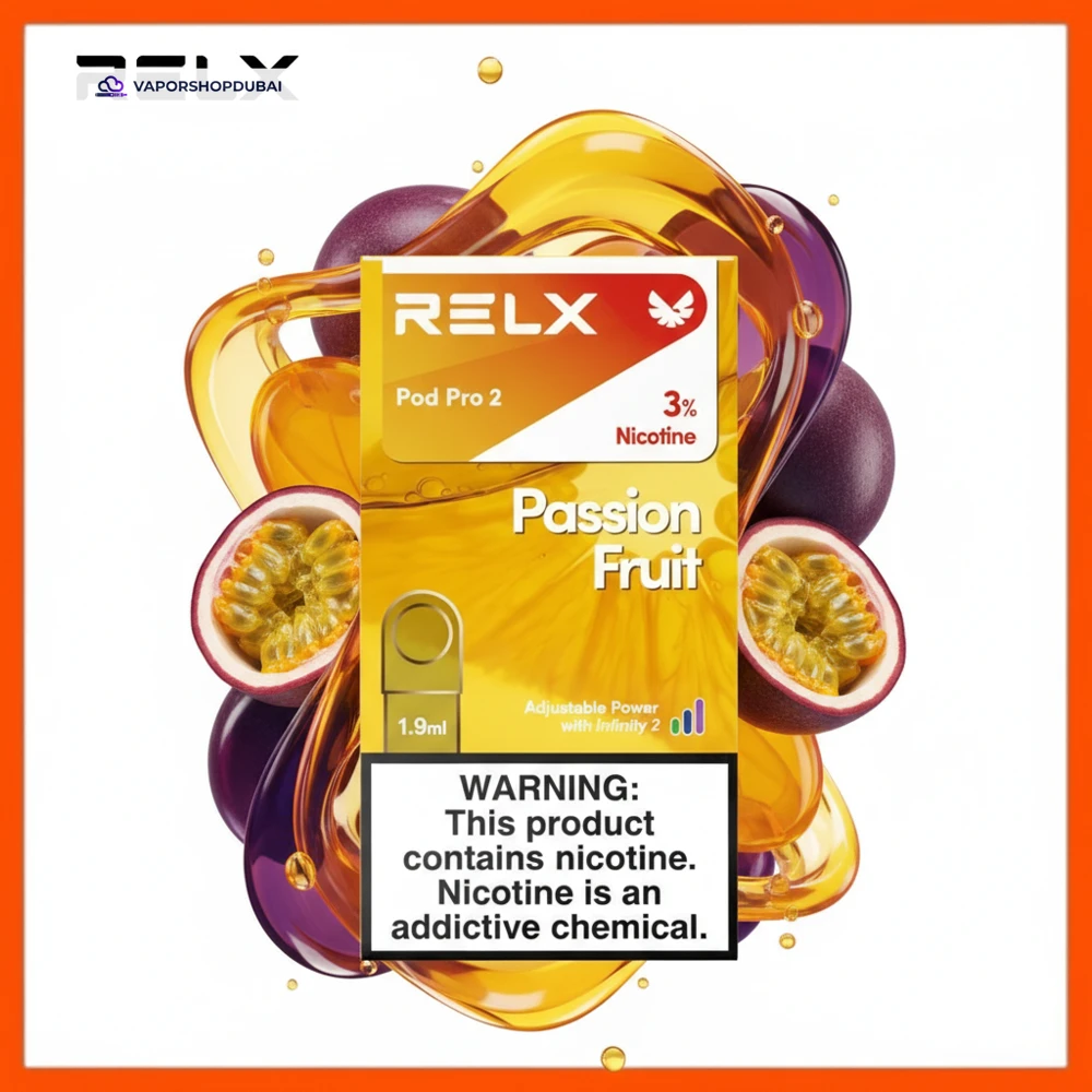 RELX Pod Pro 2 Pods 1.9ml Pod Kit In UAE 54 passion-fruit-3