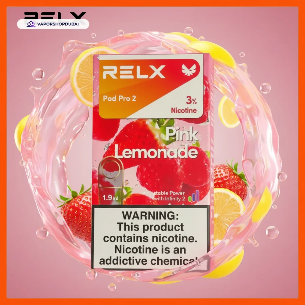 RELX Pod Pro 2 Pods 1.9ml Pod Kit In UAE 56 pink-lemonade-3
