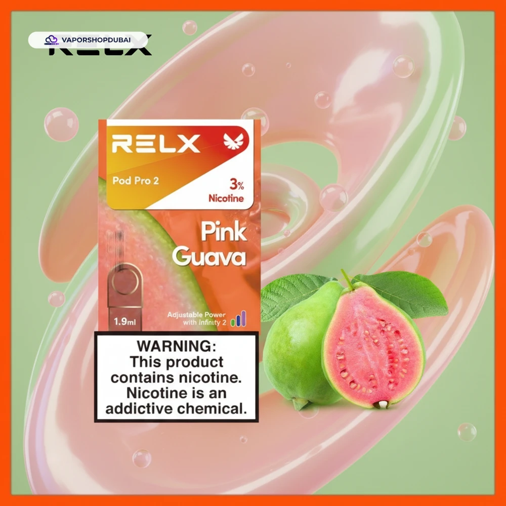 RELX Pod Pro 2 Pods 1.9ml Pod Kit In UAE 15 RELX Pod Pro 2 Pods 1.9ml In UAE