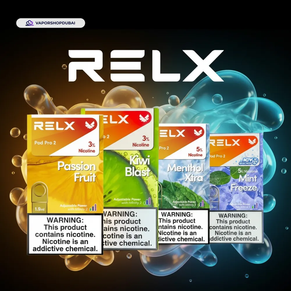 RELX Pod Pro 2 Pods 1.9ml In UAE 21 RELX Pod Pro 2 Pods 1.9ml In UAE
