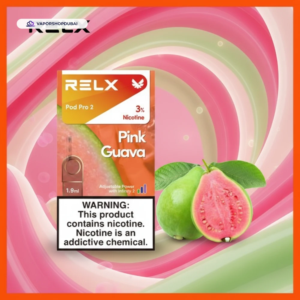 RELX Pod Pro 2 Pods 1.9ml Pod Kit In UAE 35 RELX Pod Pro 2 Pods 1.9ml In UAE