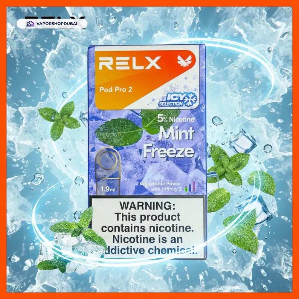 RELX Pod Pro 2 Pods 1.9ml Pod Kit In UAE 6 RELX Pod Pro 2 Pods 1.9ml In UAE
