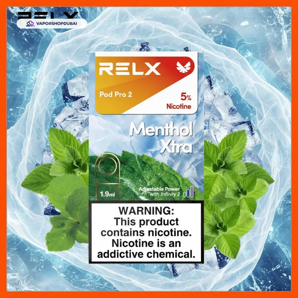 RELX Pod Pro 2 Pods 1.9ml Pod Kit In UAE 7 RELX Pod Pro 2 Pods 1.9ml In UAE