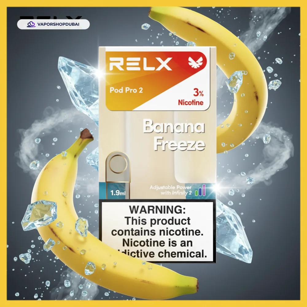 RELX Pod Pro 2 Pods 1.9ml Pod Kit In UAE 1 RELX Pod Pro 2 Pods 1.9ml In UAE