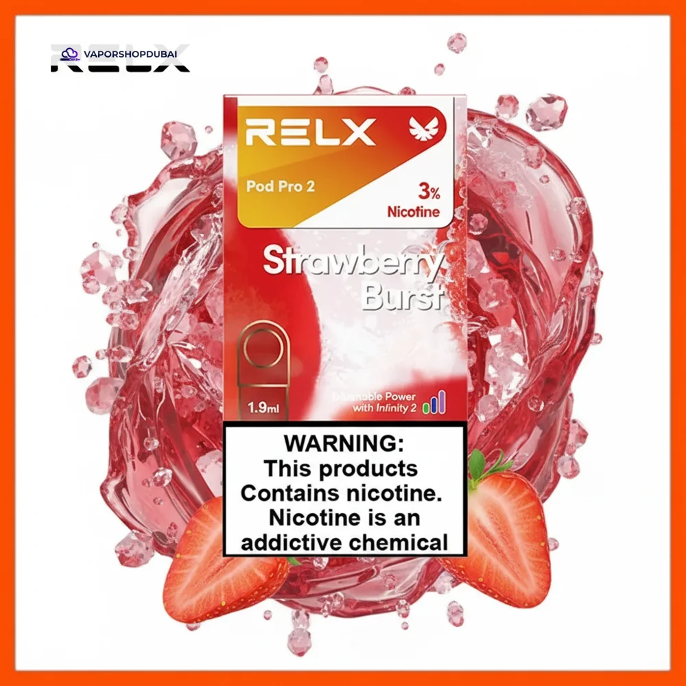 RELX Pod Pro 2 Pods 1.9ml Pod Kit In UAE 58 strawberry-burst-3