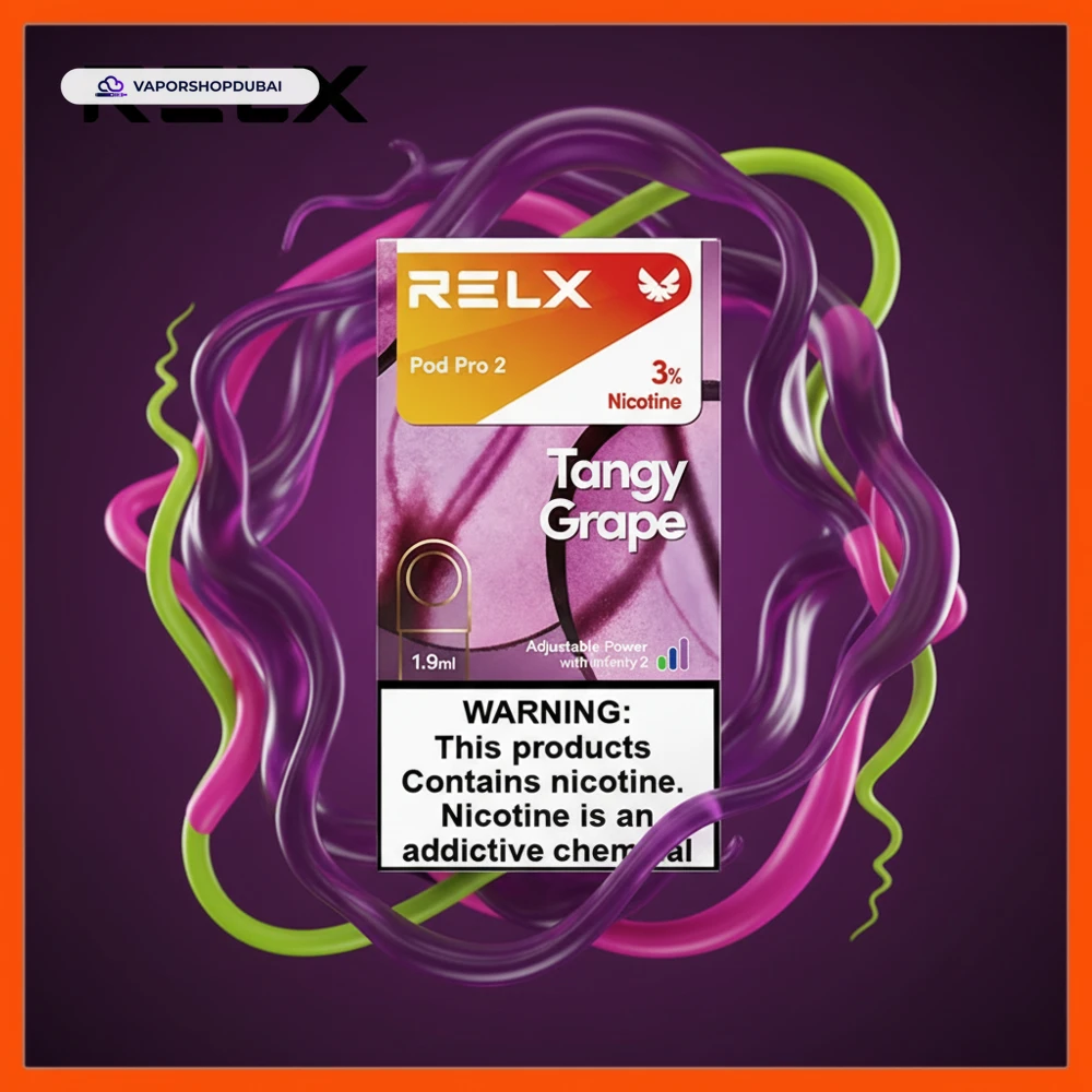 RELX Pod Pro 2 Pods 1.9ml Pod Kit In UAE 59 tangy-grape-3