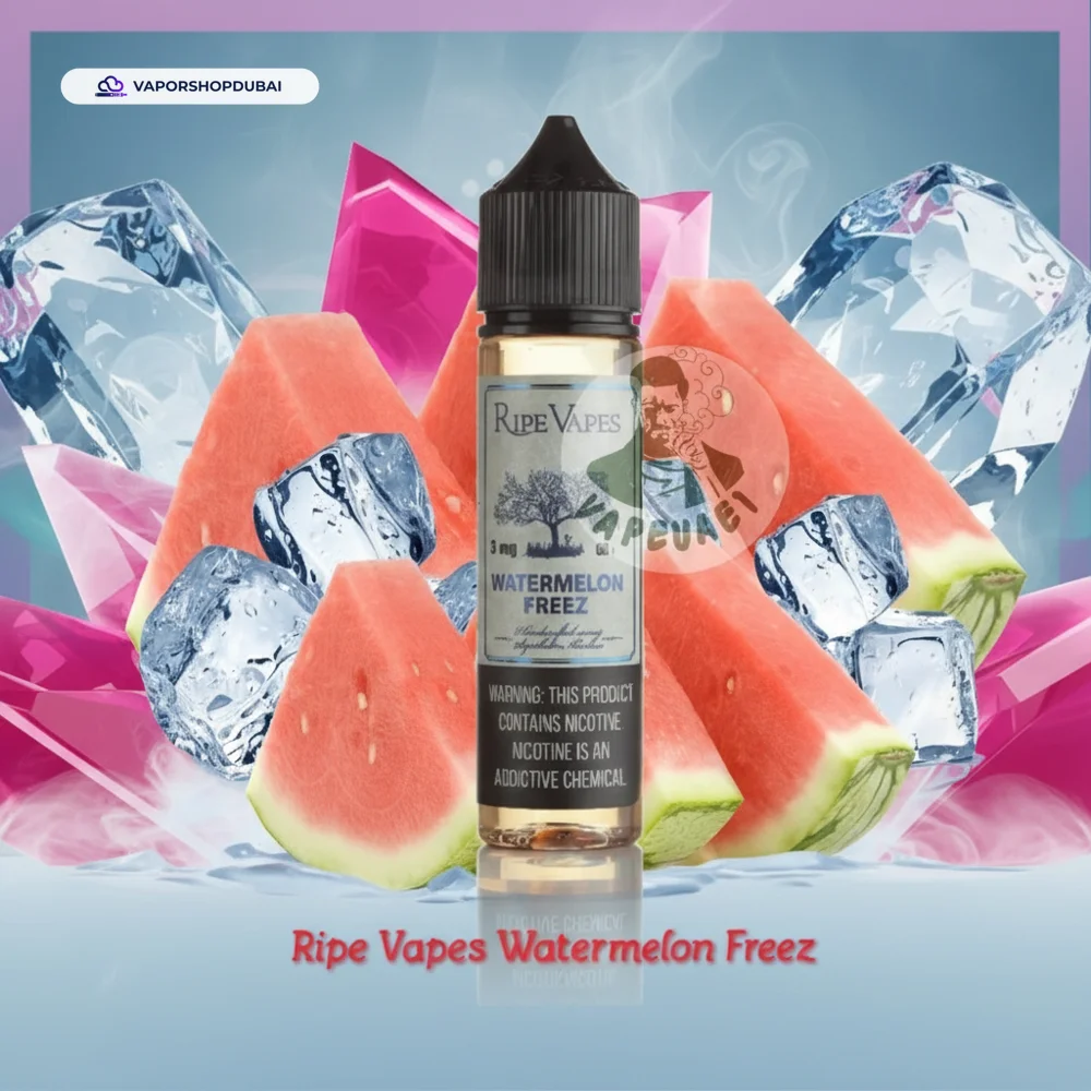 Ripe Vapes Watermelon Freez 60ml E-Liquid In UAE 1 Ripe Vapes Watermelon Freez 60ml In UAE