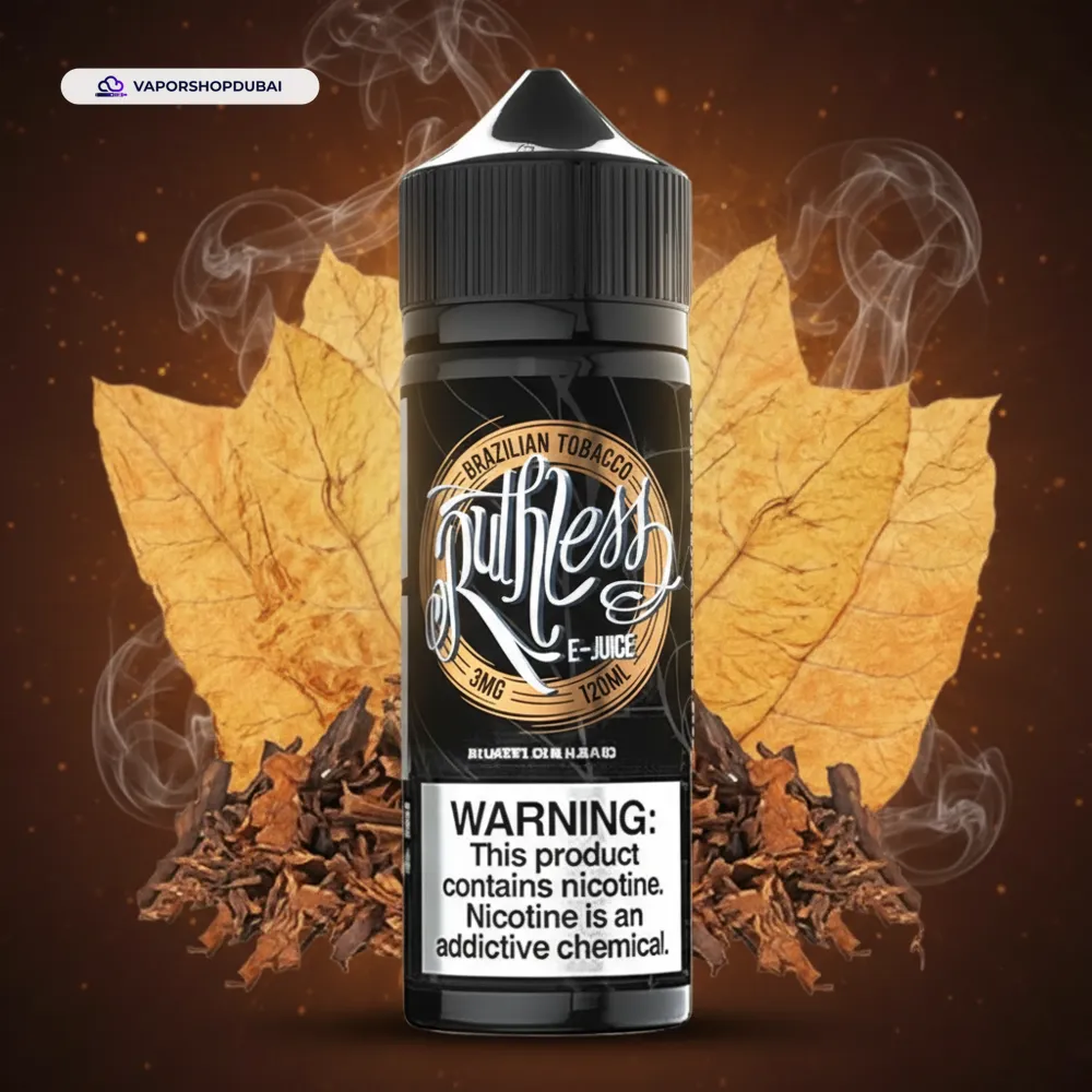 Ruthless 120ml Vape Juice in UAE 63 brazilian-tobacco