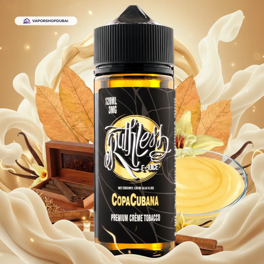Ruthless 120ml Vape Juice in UAE 66 copa-cubana-brazilian-tobacco