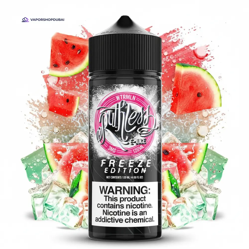 Ruthless 120ml Vape Juice in UAE 60 wtrmln-freeze-edition-6mg