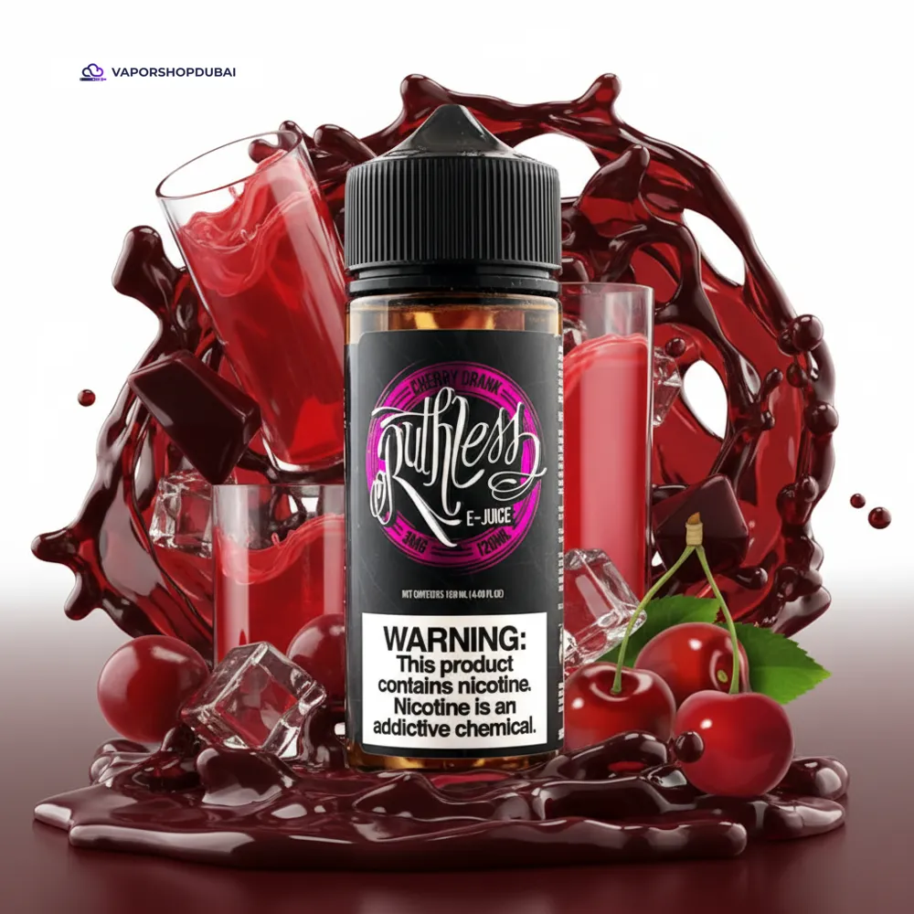 Ruthless Cherry Drink 120ml E-Liquid In UAE 1 Ruthless Cherry Drink 120ml In UAE