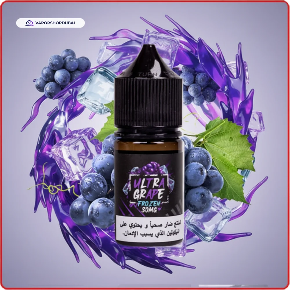 Sam Vapes Ultra Grape Frozen Salt 30ml E-Liquid In UAE 1 Sam Vapes Ultra Grape Frozen Salt 30ml in UAE