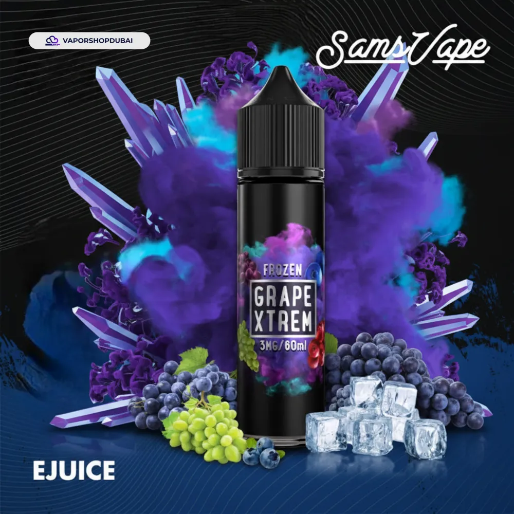 Sams 60ml E-Liquid In UAE 61 frozen-grape-xtrem